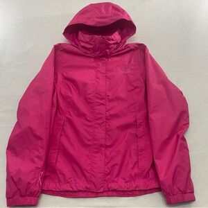 North Face Jacket L Pink Full Zip Dryvent Rain Windbreaker Coat Breast Cancer